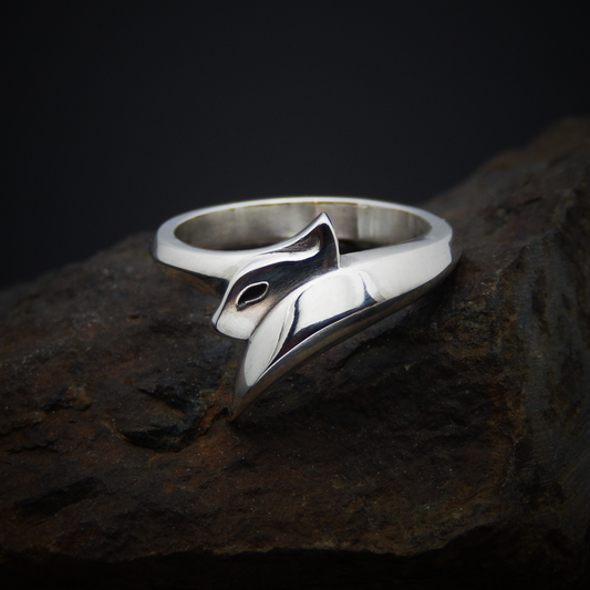 Spirit Animal, Cat Ring, Fox Ring, Animal Ring, Famliar, Witchy Ring, Witch Ring, Sterling Silver Ring, Silver Ring, White Gold Ring, Gold, Magic Ring, Fantasy Ring, Solid Gold Ring, Eldridge Jewelry