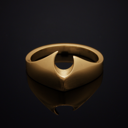 Asymmetrical Ring, Yellow Gold Ring, Gold, Magic Ring, Fantasy Ring, Solid Gold Ring, Eldridge Jewelry
