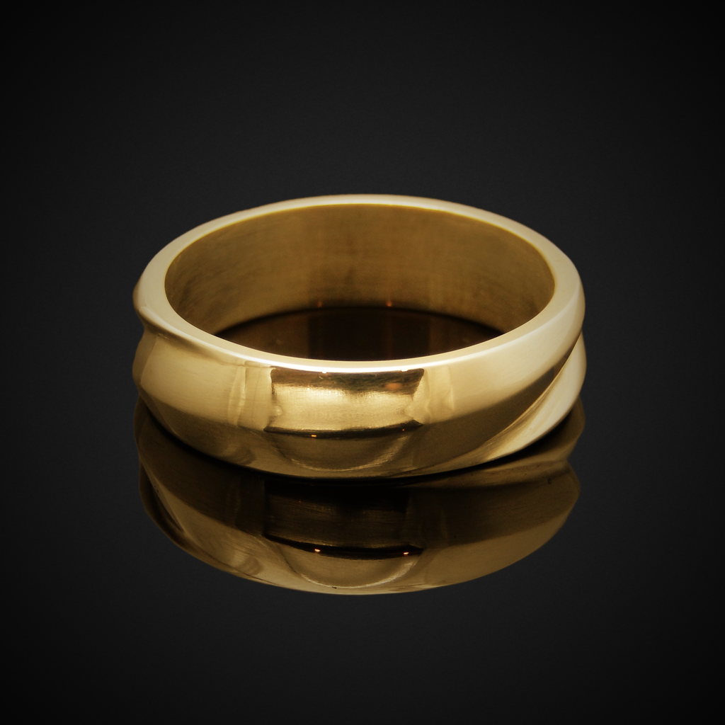 White Gold Ring, Gold, Magic Ring, Fantasy Ring, Solid Gold Ring, Minimalist Ring, Blade Ring, Eldridge Jewelry
